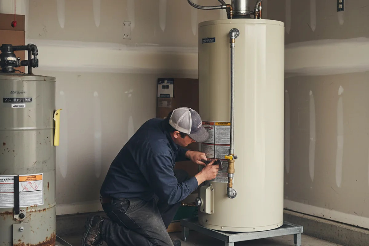 Water heater and shutoff valve replacement in Tarpon Springs